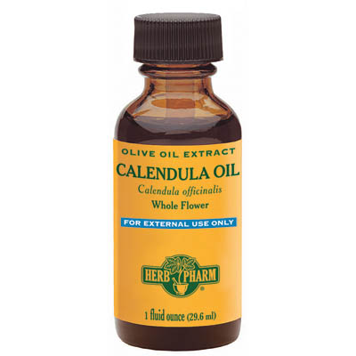 Calendula Oil Liquid, 1 oz, Herb Pharm