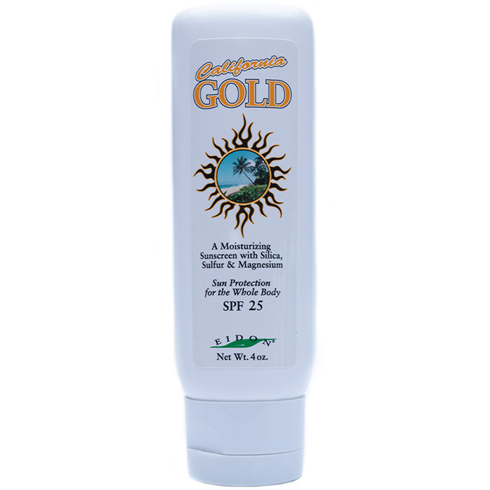 Eidon Ionic Minerals California Gold Sunscreen SPF 25, 4 oz, Eidon Ionic Minerals