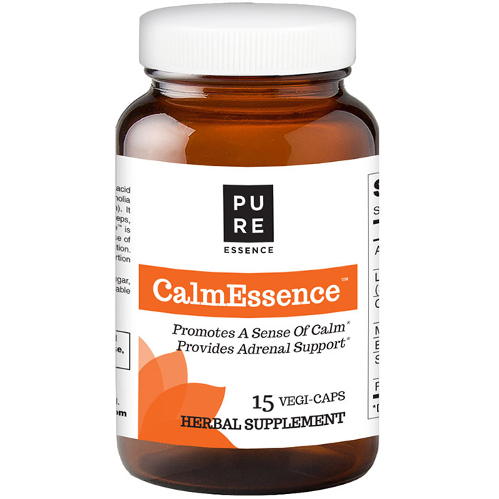 CalmEssence, Stay Calm, 15 Vegetarian Capsules, Pure Essence Labs