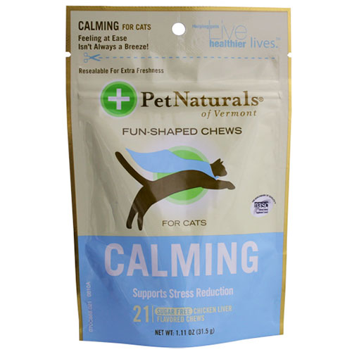 Pet Naturals of Vermont Calming For Cats, 21 Chews, Pet Naturals of Vermont