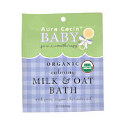 Aura Cacia Calming Baby Milk and Oat Bath Organic 1.75 oz, Aura Cacia