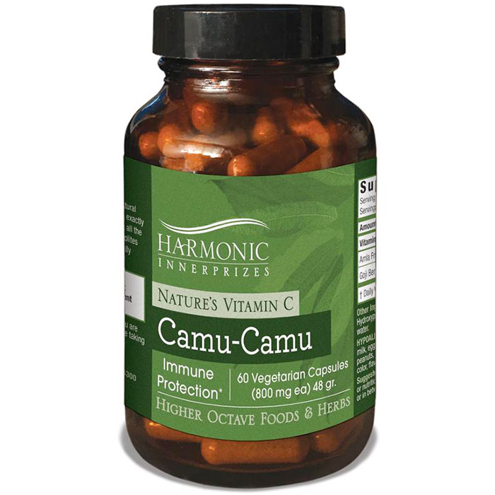 Camu-Camu, Natural Vitamin C Complex, 60 Vegetarian Capsules, Harmonic Innerprizes