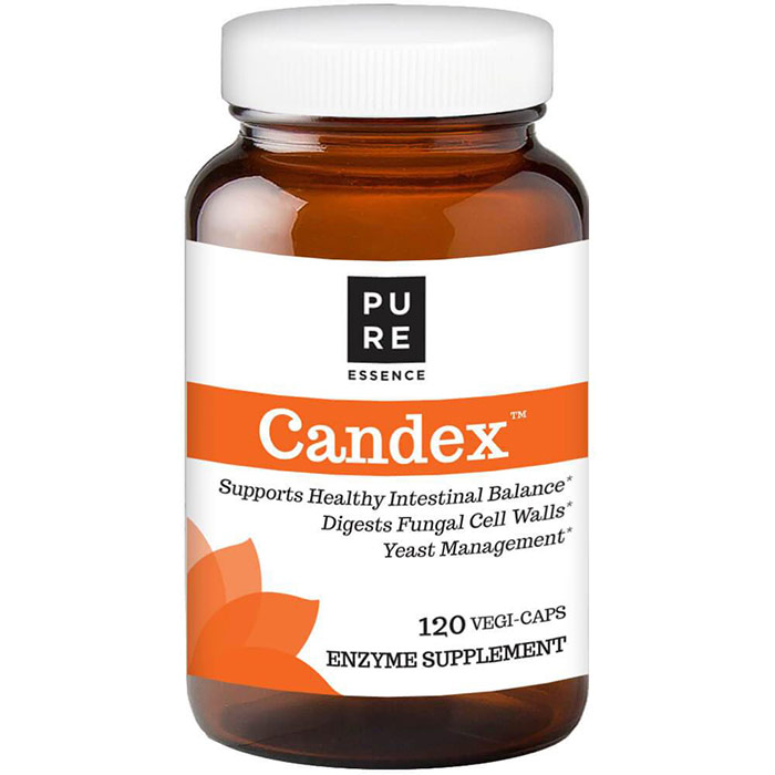Candex, Enzymatic Yeast Control, 120 Vegetarian Capsules, Pure Essence Labs