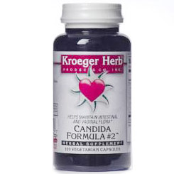 Candida Formula #2, 100 Vegetarian Capsules, Kroeger Herb