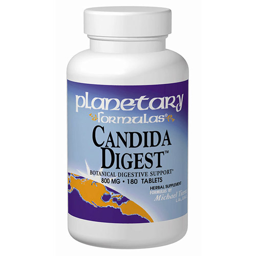 Candida Digest Herbal Formula 180 tabs, Planetary Herbals