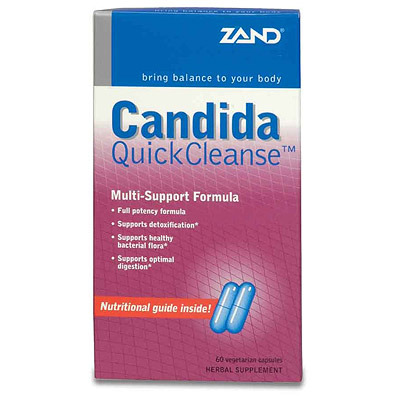 Zand Candida Quick Cleanse 60 vegicaps, Zand