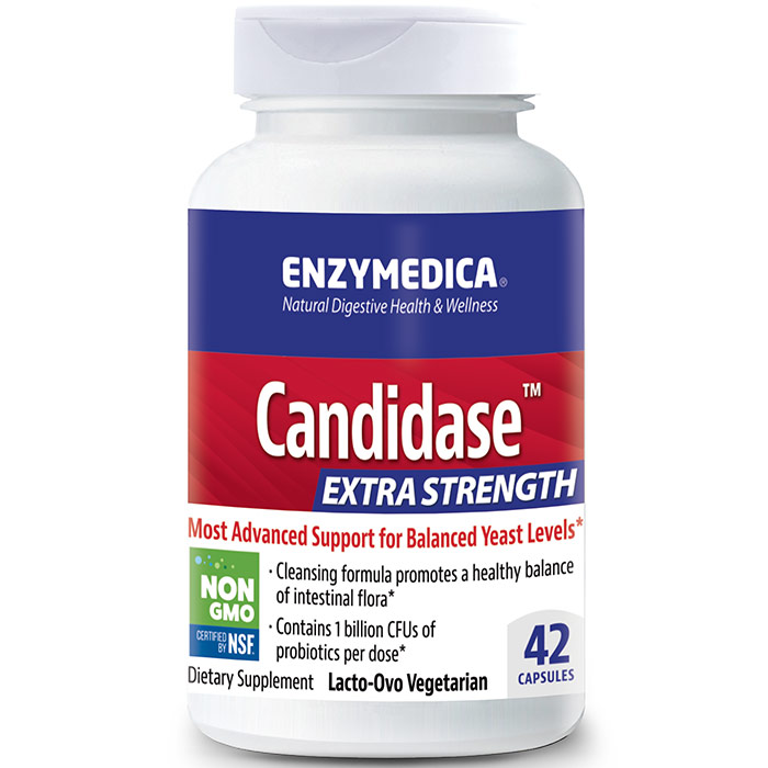Candidase Extra Strength, 42 Capsules, Enzymedica