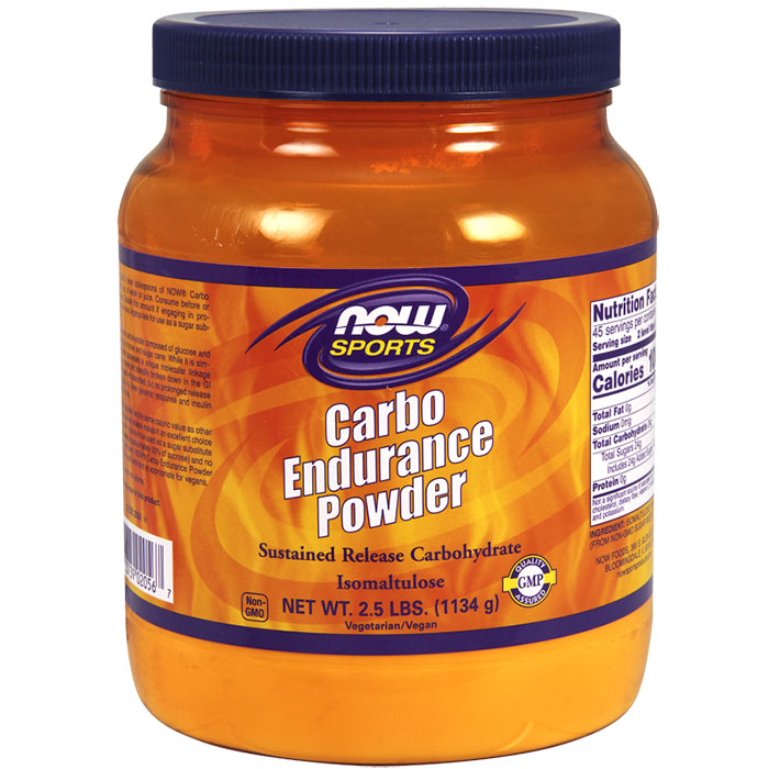 Carbo Endurance Powder, Isomaltulose, 2.5 lb, NOW Foods