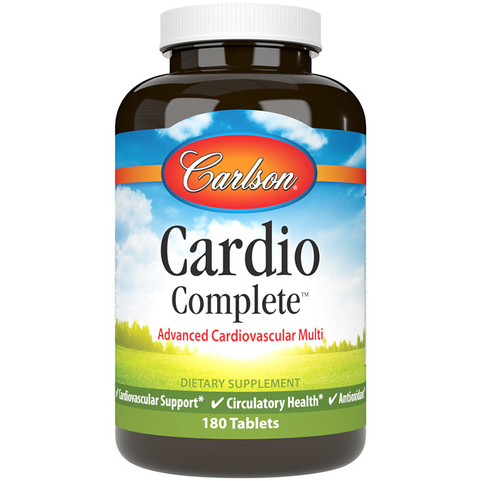 Cardio Complete, Value Size, 180 Tablets, Carlson Labs