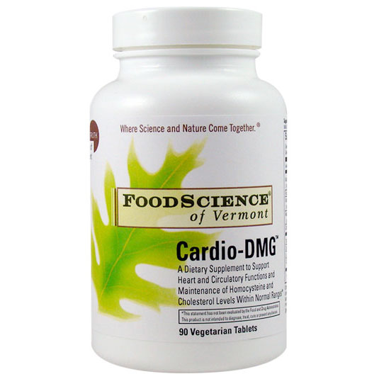FoodScience Of Vermont Cardio-DMG 90 tabs, FoodScience Of Vermont