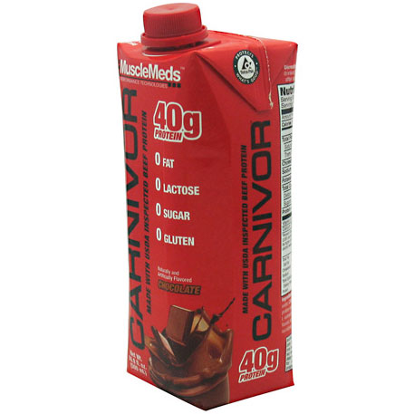 Carnivor RTD, Ready to Drink Protein, 500 ml x 12 Bottles, MuscleMeds