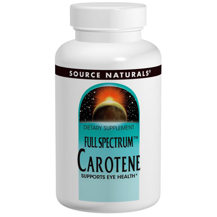 Carotene Full Spectrum, Value Size, 120 Softgels, Source Naturals