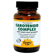 Carotenoid Complex 60 Softgel, Country Life