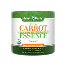 Carrot Essence Powder, 5.3 oz, Green Foods Corporation