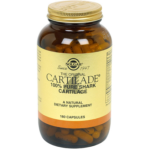 Cartilade 100 Pure Shark Cartilage 180 Capsules Solgar