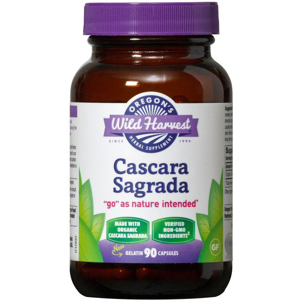 Cascara Sagrada, 90 Capsules, Oregons Wild Harvest