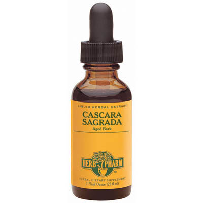 Cascara Sagrada Extract Liquid, 1 oz, Herb Pharm