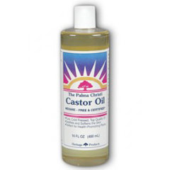 Castor Oil, 16 oz, Heritage Products