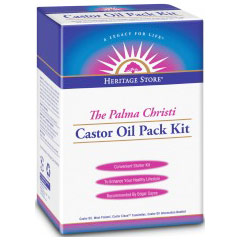 Castor Oil Pack Kit, 1 Kit, Heritage Products
