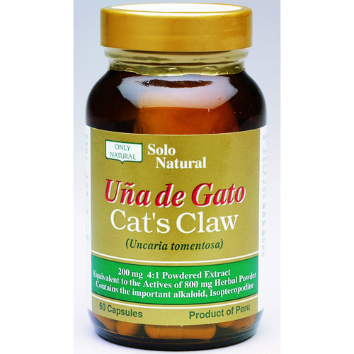 Only Natural Inc. Cat's Claw 200 mg, 60 Capsules, Only Natural Inc.
