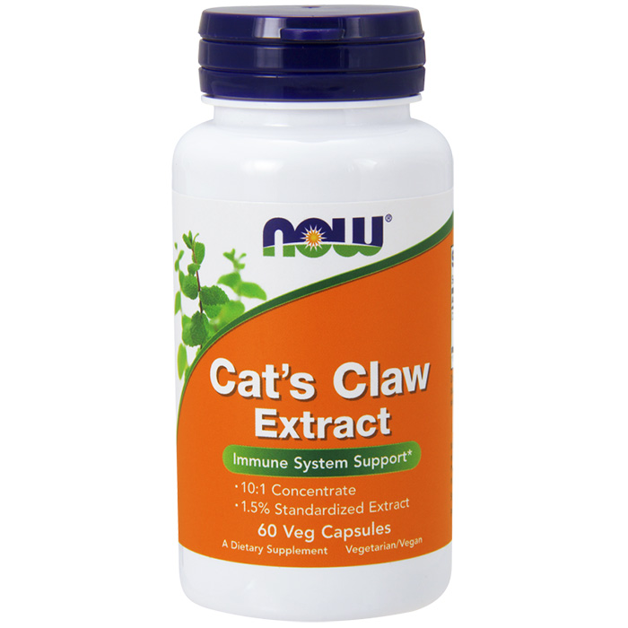Cats Claw Extract, 60 Vegetarian Capsules, NOW Foods