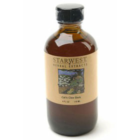 CatS Claw Extract Liquid 4 oz Wild Crafted, StarWest Botanicals