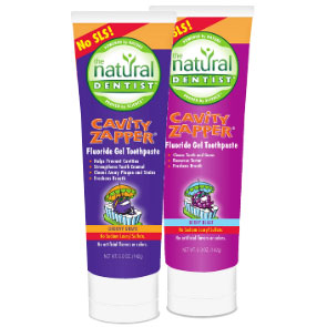 Cavity Zapper Anticavity Gel Toothpaste for Kids - Groovy Grape, 5 oz, Natural Dentist