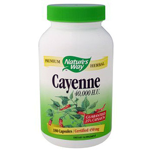 Cayenne Pepper 40,000 HU 100 caps from Nature's Way