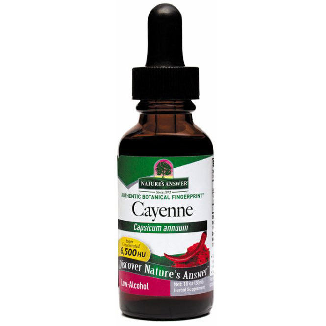 Cayenne Extract Liquid, 1 oz, Natures Answer