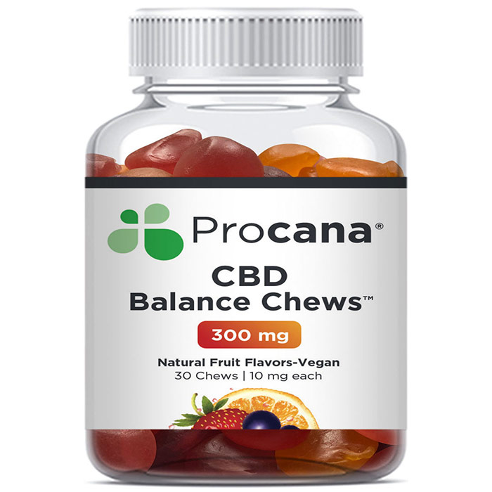 CBD Balance Fruit Chews, 10 mg Per Chew, 30 Chewables, Procana Laboratories