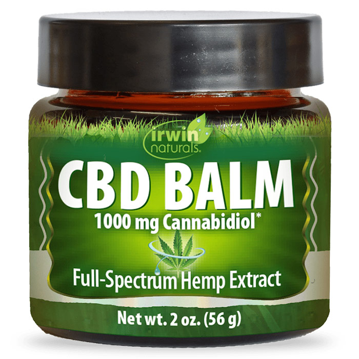 CBD Balm, 1000 mg Cannabidiol, 2 oz, Irwin Naturals