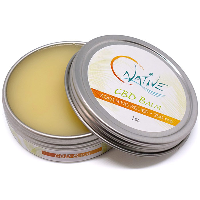 CBD Balm 250 mg, Soothing Relief, 2 oz, Natural Native