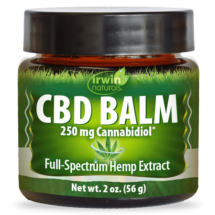 CBD Balm, 250 mg Cannabidiol, 2 oz, Irwin Naturals