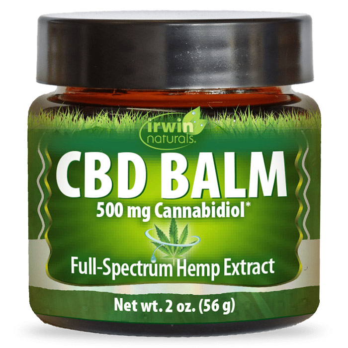 CBD Balm, 500 mg Cannabidiol, 2 oz, Irwin Naturals