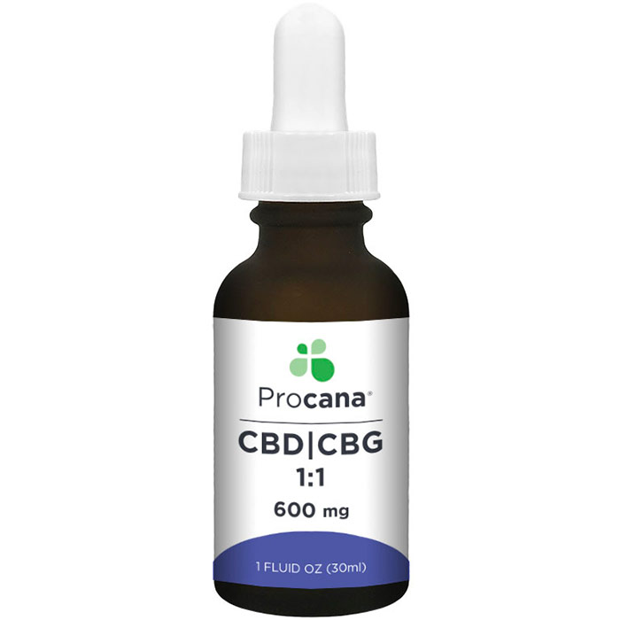 CBD + CBG 1:1 Tincture, 1 oz, Procana Laboratories