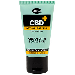 CBD Cream with Borage Oil, 1 oz, ShiKai