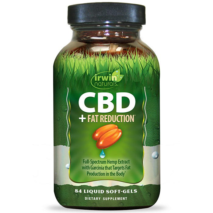 CBD + Fat Reduction, 84 Liquid Soft-Gels, Irwin Naturals