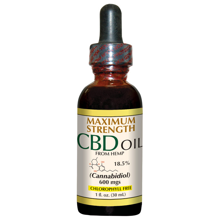CBD Hemp Oil Maximum Strength 600 mg, 1 oz, Smart Organics