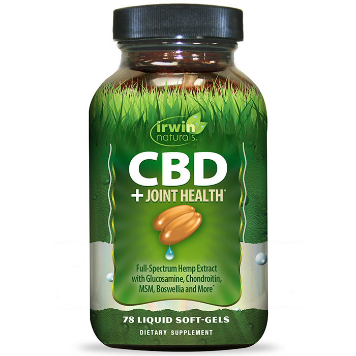 CBD + Joint Health, 78 Liquid Soft-Gels, Irwin Naturals