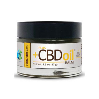 CBD Oil Balm Extra Strength, 1.3 oz, PlusCBD Oil