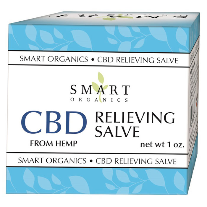 CBD Relieving Salve, 1 oz, Smart Organics