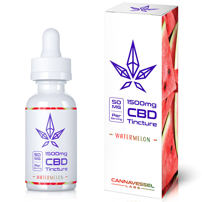 CBD Tincture 1500 mg, 1 oz, Cannavessel Labs