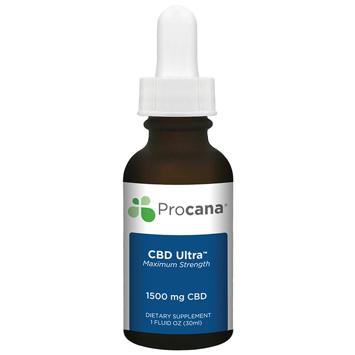 CBD Ultra Dropper 1500 mg, Maximum Strength, 1 oz, Procana Laboratories