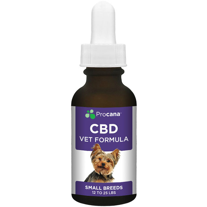 CBD Vet Formula Dropper for Small Breed Dog (12-25 lbs), 1 oz, Procana Laboratories