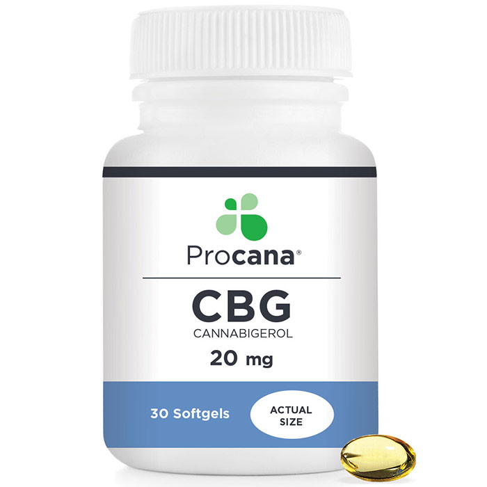 CBG Cannabigerol, Extra Strength, 30 Softgels, Procana Laboratories