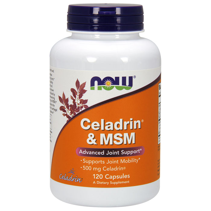 Celadrin & MSM 500mg 120 Caps, NOW Foods