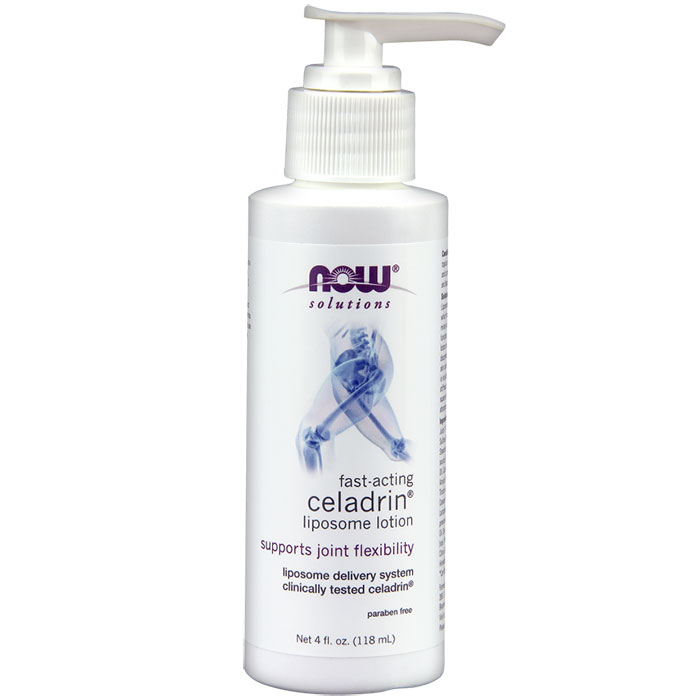 Celadrin Topical Liposome Lotion, Joint Support, 4 oz, NOW Foods