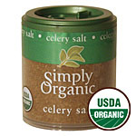 Celery Salt, Mini Spice, 0.85 oz, Simply Organic