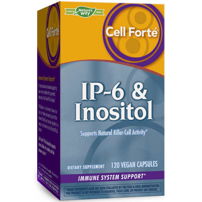 Cell Forte IP-6 & Inositol, 120 Veg Capsules, Enzymatic Therapy