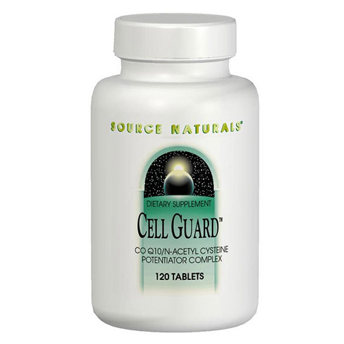 Cell Guard, CoQ10/NAC Complex 120 tabs from Source Naturals